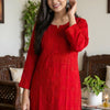 Chikankari Embroidered Kurta Palazzo Set with Dupatta for Women