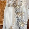 Jimmy Choo Embroidered Cut Work Kurta Pant Dupatta Set for Women