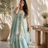 Banglory Silk Embroidered Lehenga, Blouse & Shrug Set for Women