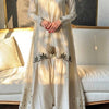 Crepe Embroidered Kurta with Farsi Salwar & Dupatta Set for Women